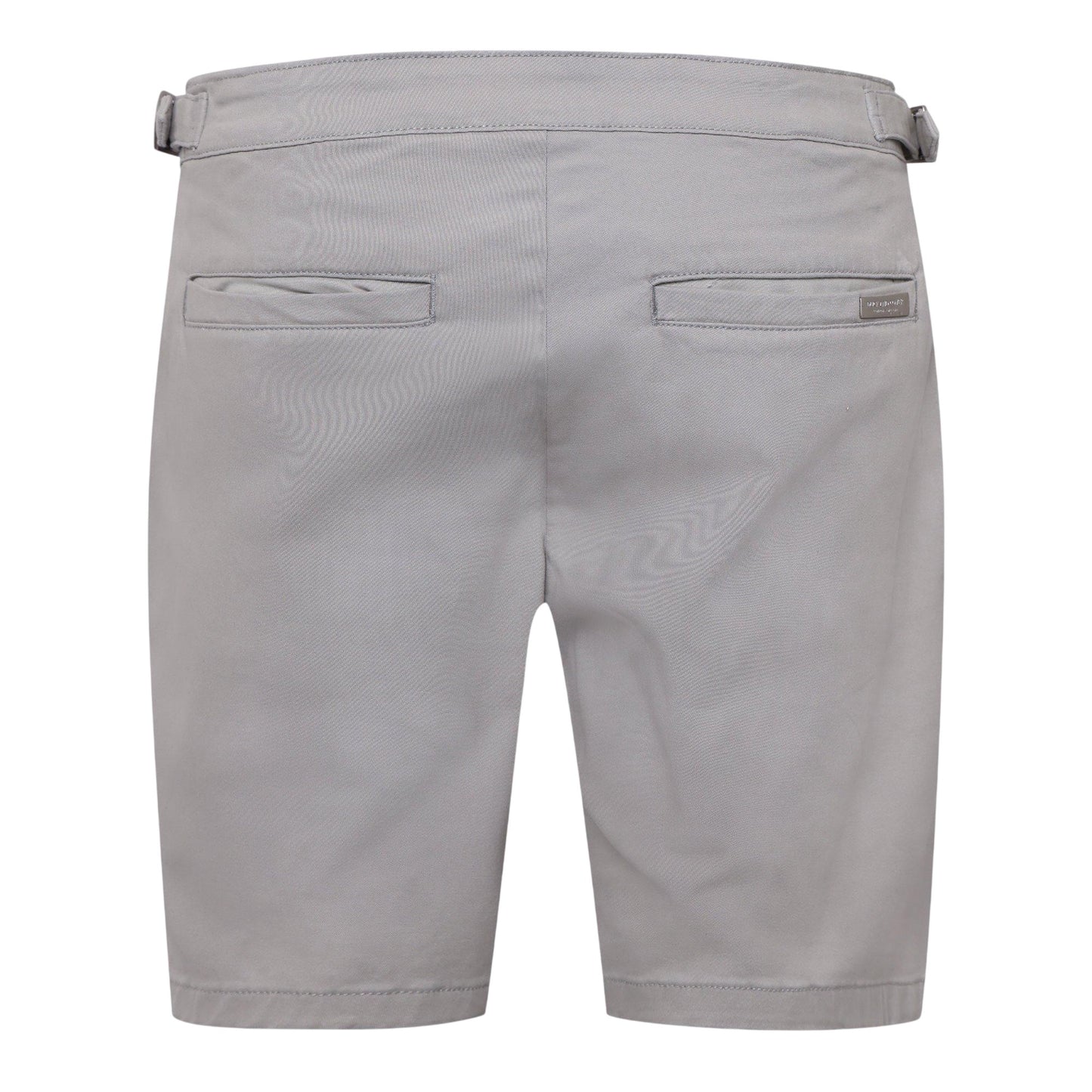 Light Grey - Back - Duck and Cover Mens Everett Plain Chino Shorts