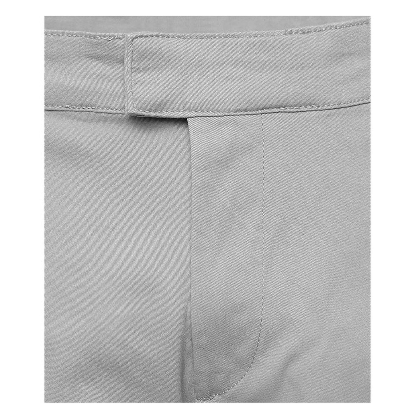 Light Grey - Side - Duck and Cover Mens Everett Plain Chino Shorts