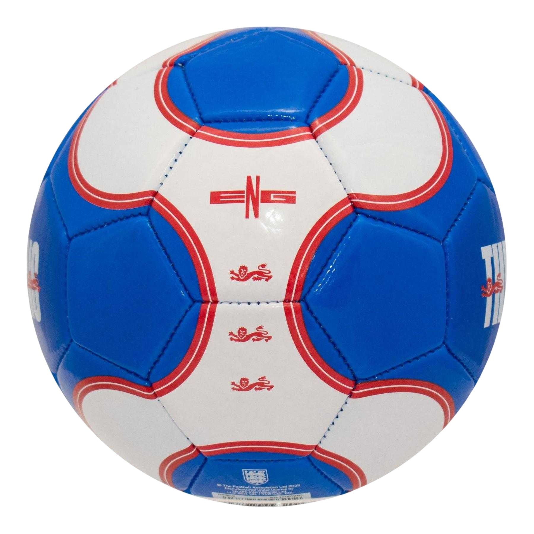Blue-White - Back - England FA Crest Football