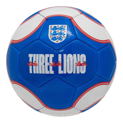 Blue-White - Front - England FA Crest Football