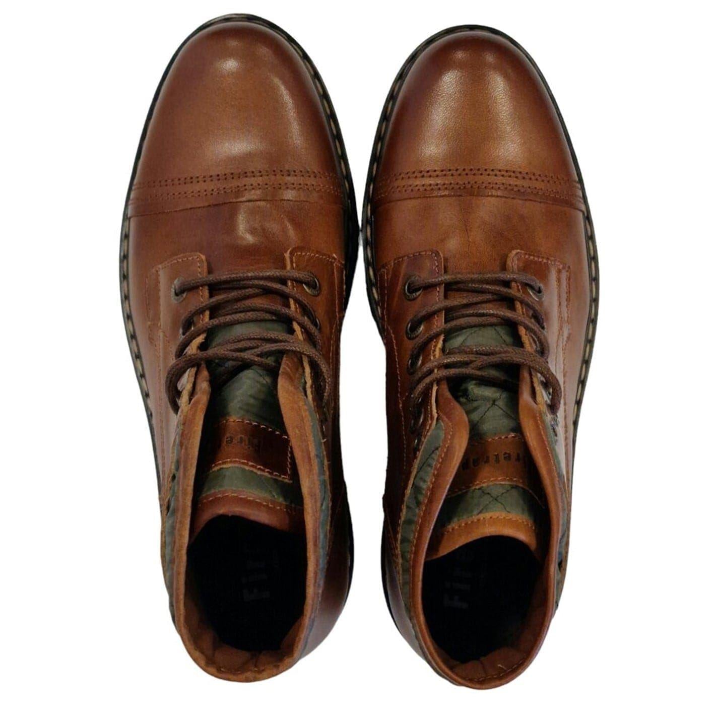 Camel - Lifestyle - Firetrap Mens Aubin Leather Ankle Boots