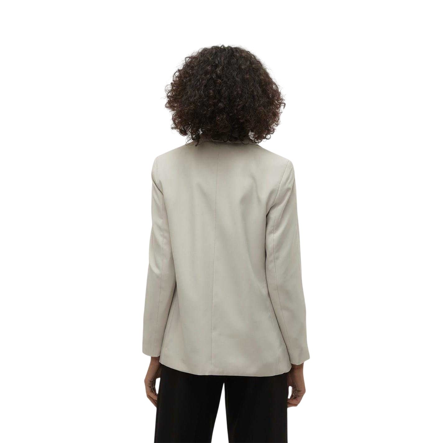 Silver - Back - Vero Moda Womens-Ladies Vmrita Blazer