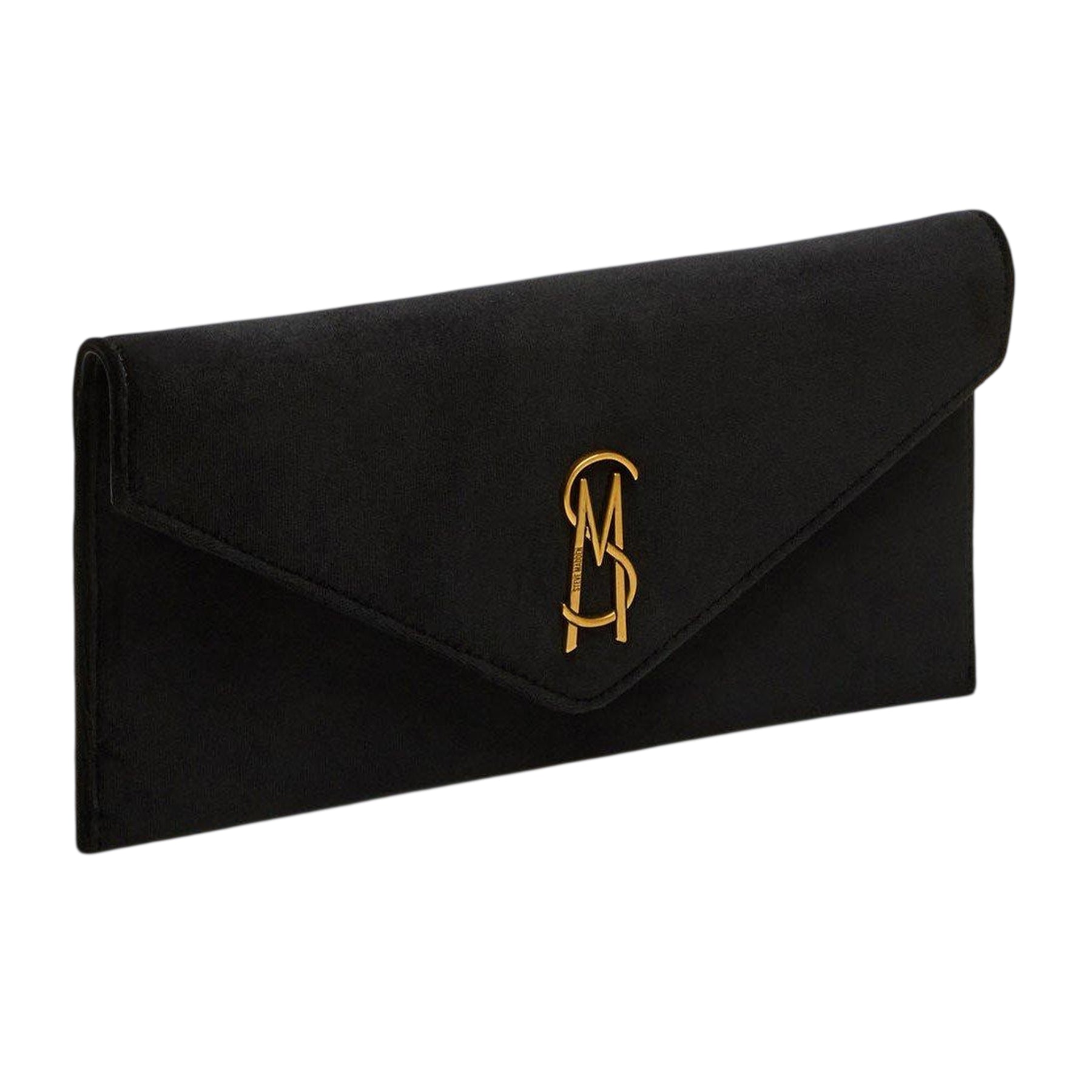 Black - Back - Steve Madden Womens-Ladies Smooth Clutch Bag