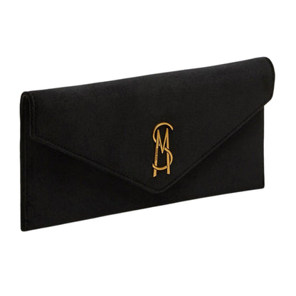 Black - Back - Steve Madden Womens-Ladies Smooth Clutch Bag