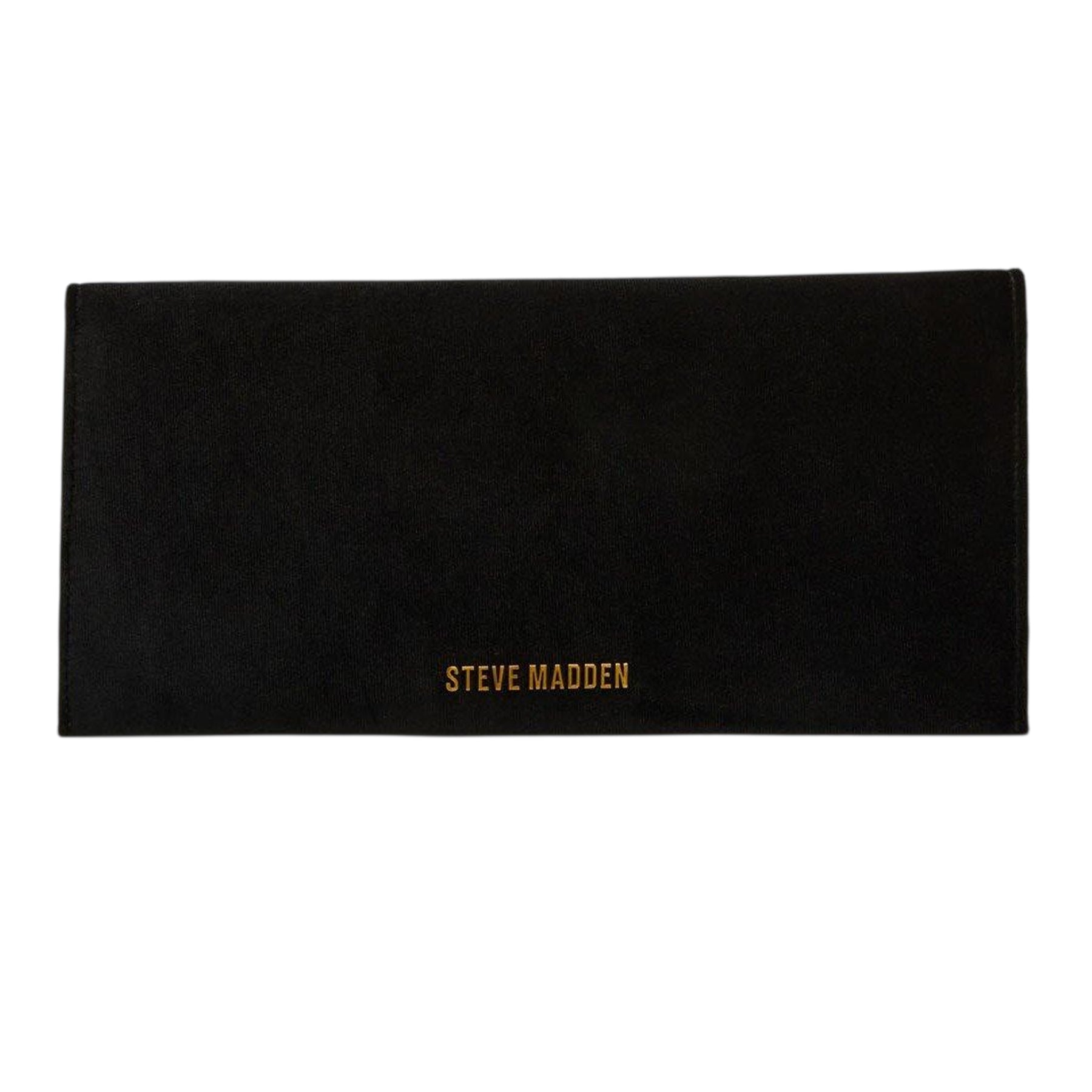 Black - Front - Steve Madden Womens-Ladies Smooth Clutch Bag