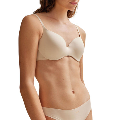 Beige - Side - Boss Womens-Ladies Underwired Bra