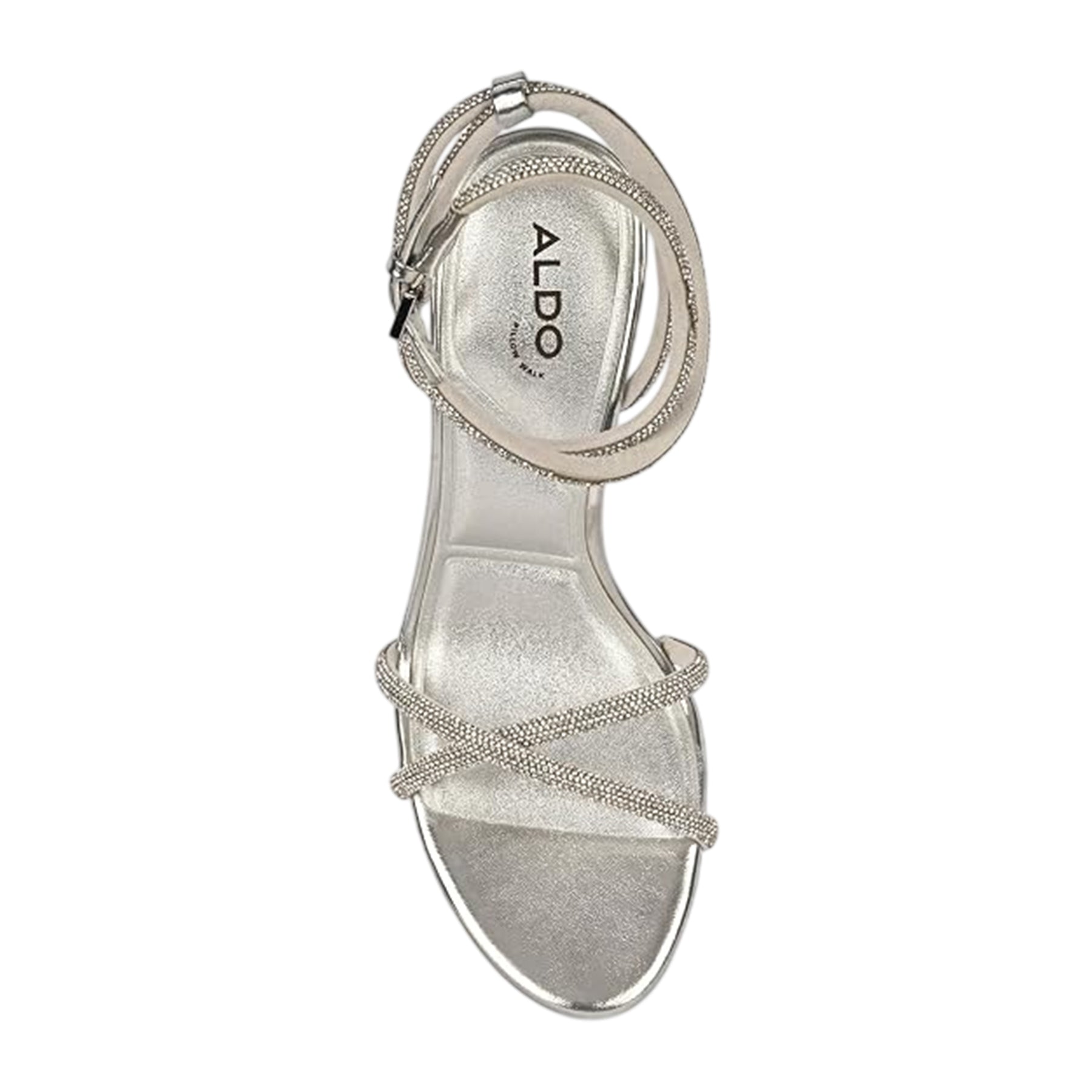Silver - Side - Where´s That From Womens-Ladies Rhinestone Stiletto Heel High Heels