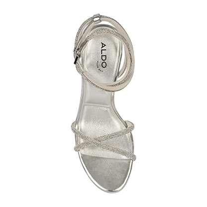 Silver - Side - Where´s That From Womens-Ladies Rhinestone Stiletto Heel High Heels