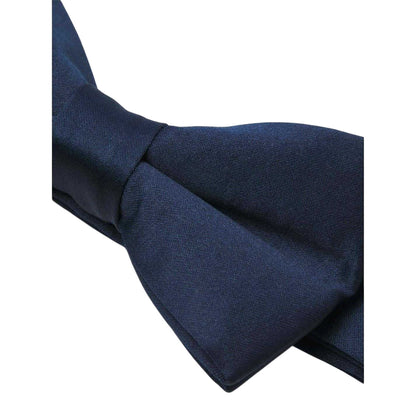 Navy Blazer - Side - Jack And Jones Plain Woven Bow Tie
