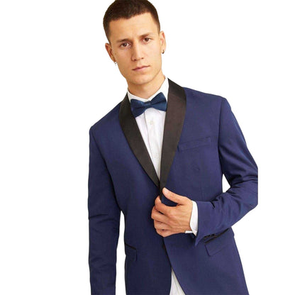 Navy Blazer - Lifestyle - Jack And Jones Plain Woven Bow Tie
