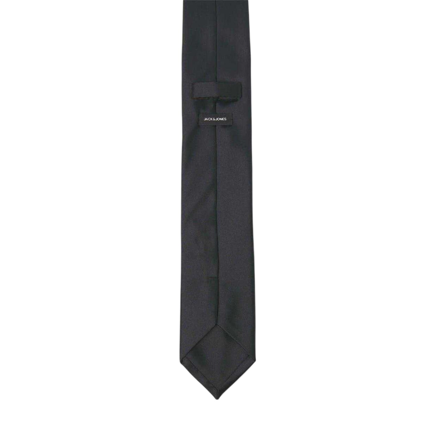 Black - Back - Jack And Jones Mens Plain Tie