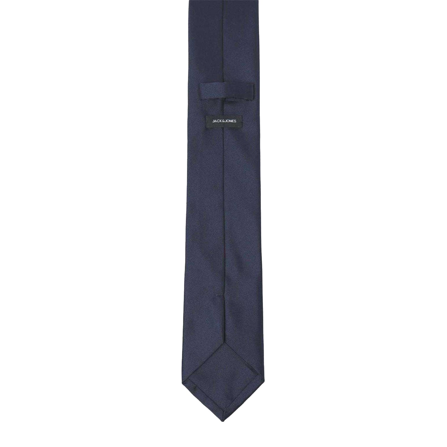 Navy Blazer - Back - Jack And Jones Mens Plain Tie
