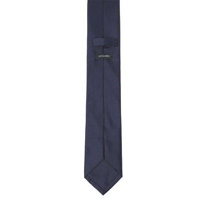 Navy Blazer - Back - Jack And Jones Mens Plain Tie