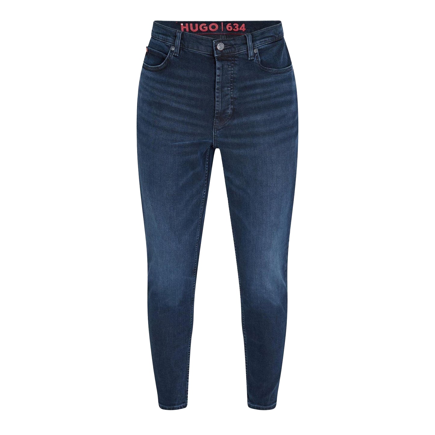 Navy - Front - Hugo Womens-Ladies 634 Slim Jeans
