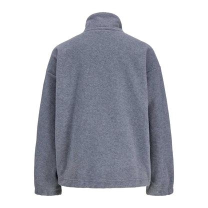 Medium Grey - Back - JJXX Womens-Ladies Freya Fleece Jacket