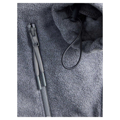 Medium Grey - Side - JJXX Womens-Ladies Freya Fleece Jacket