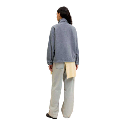 Medium Grey - Pack Shot - JJXX Womens-Ladies Freya Fleece Jacket