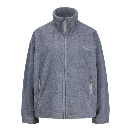 Medium Grey - Front - JJXX Womens-Ladies Freya Fleece Jacket