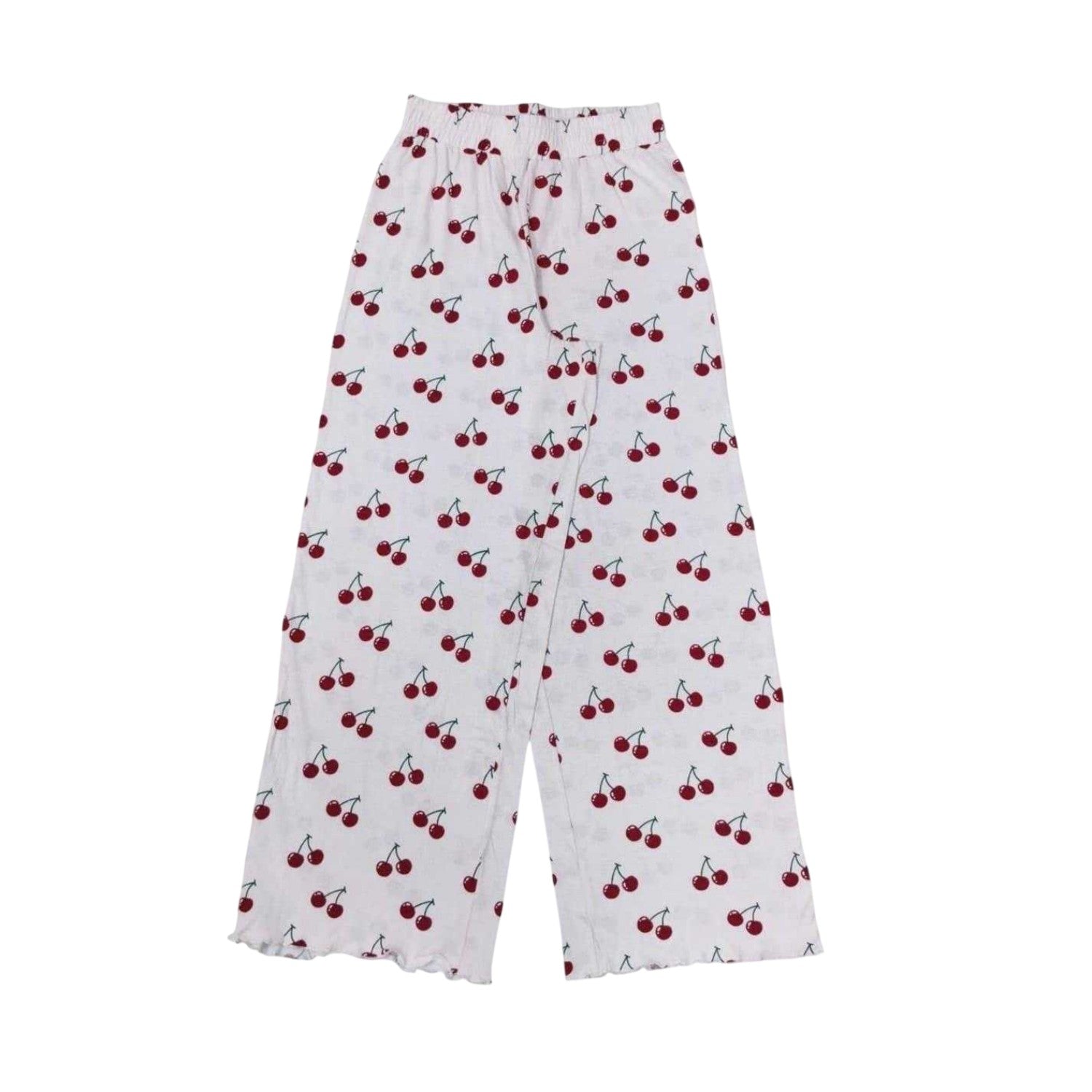 Cherry - Lifestyle - Linea Womens-Ladies Cherry Long-Sleeved Pyjama Set