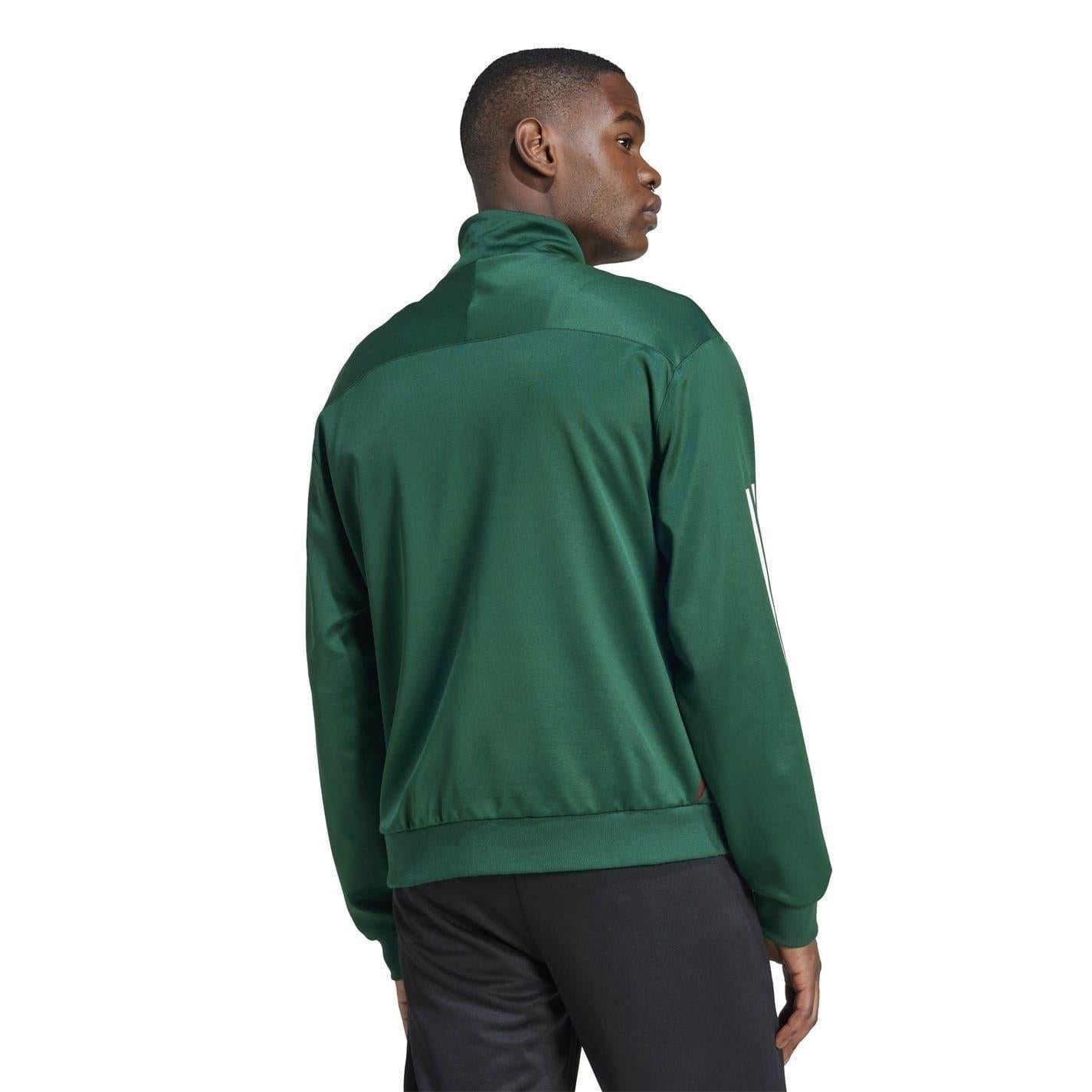Green-Burgundy-White - Back - Adidas Unisex Adult House of Tiro Nations Pack Long-Sleeved Track Top