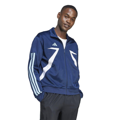 Light Blue-White - Pack Shot - Adidas Unisex Adult House of Tiro Nations Pack Long-Sleeved Track Top