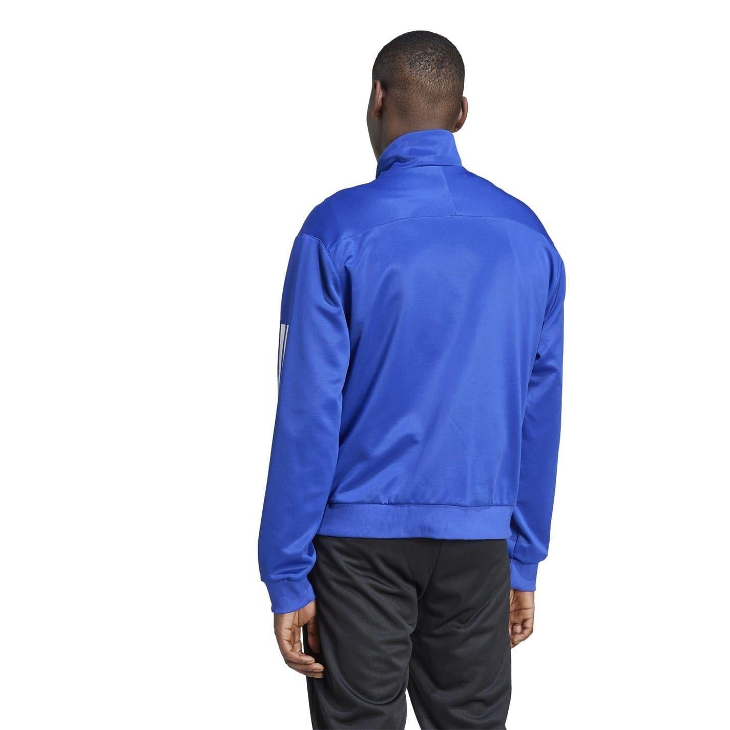 Dark Blue-White - Back - Adidas Unisex Adult House of Tiro Nations Pack Long-Sleeved Track Top