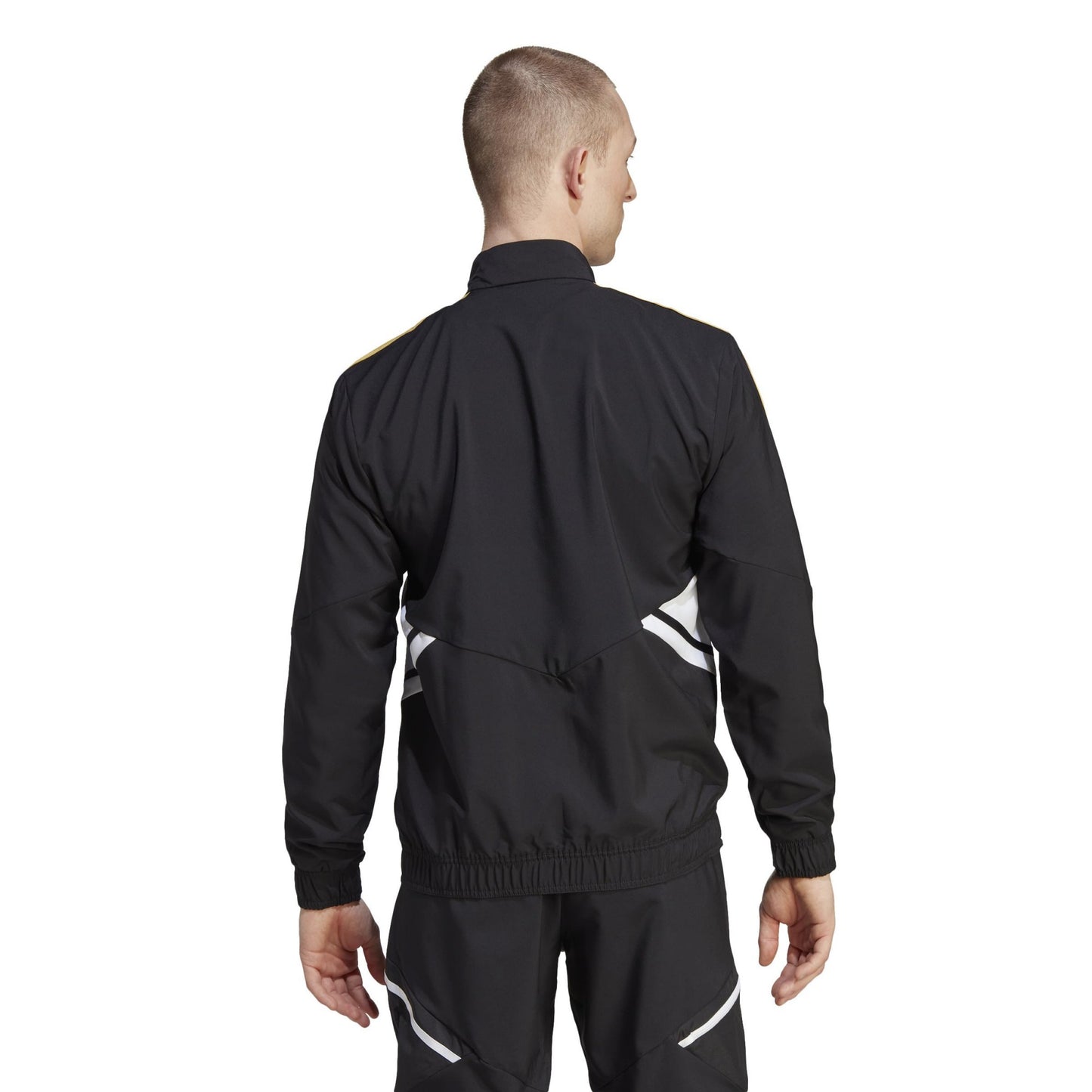 Black - Back - Adidas Unisex Adult Pre-Match Juventus FC Jacket