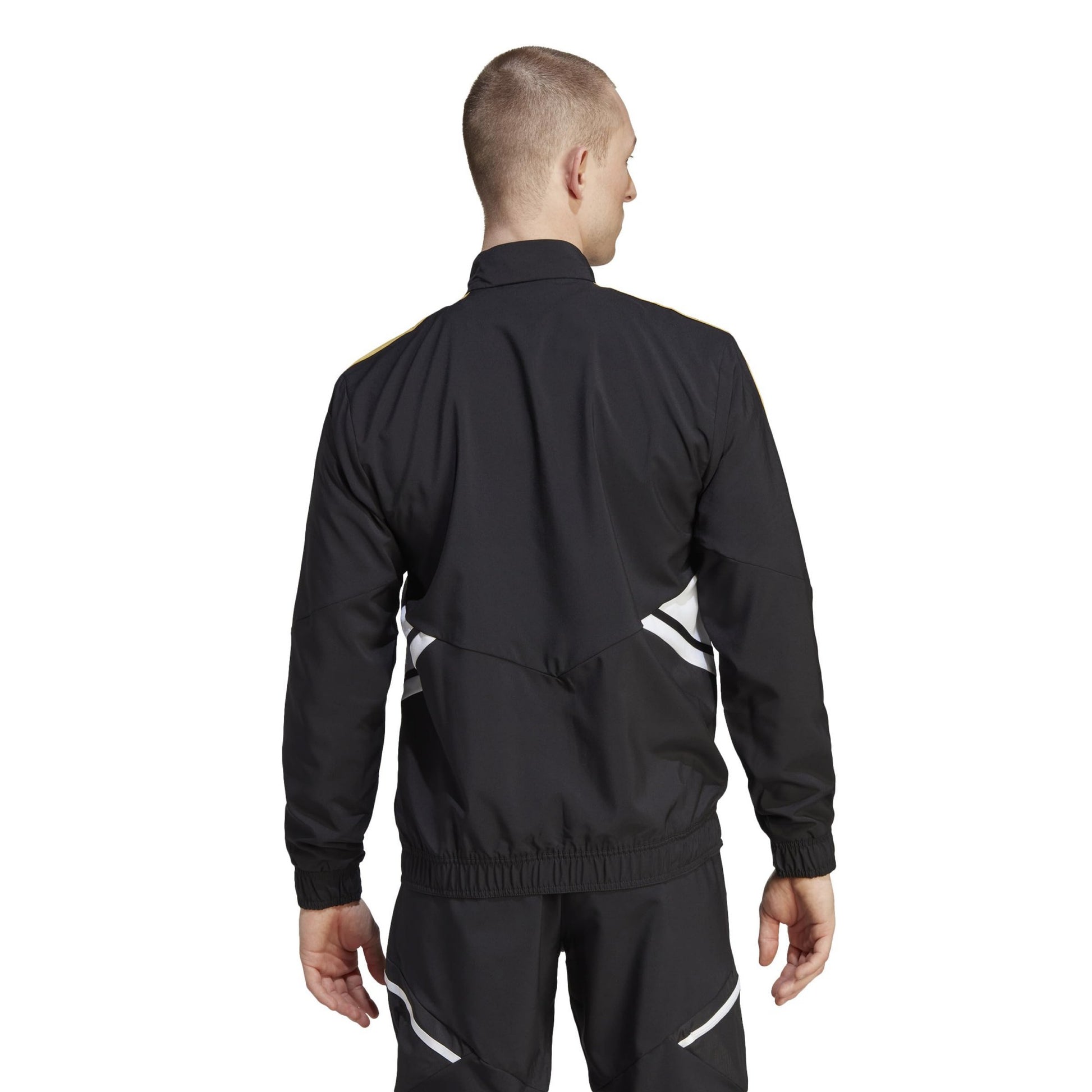 Black - Back - Adidas Unisex Adult Pre-Match Juventus FC Jacket