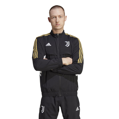 Black - Lifestyle - Adidas Unisex Adult Pre-Match Juventus FC Jacket