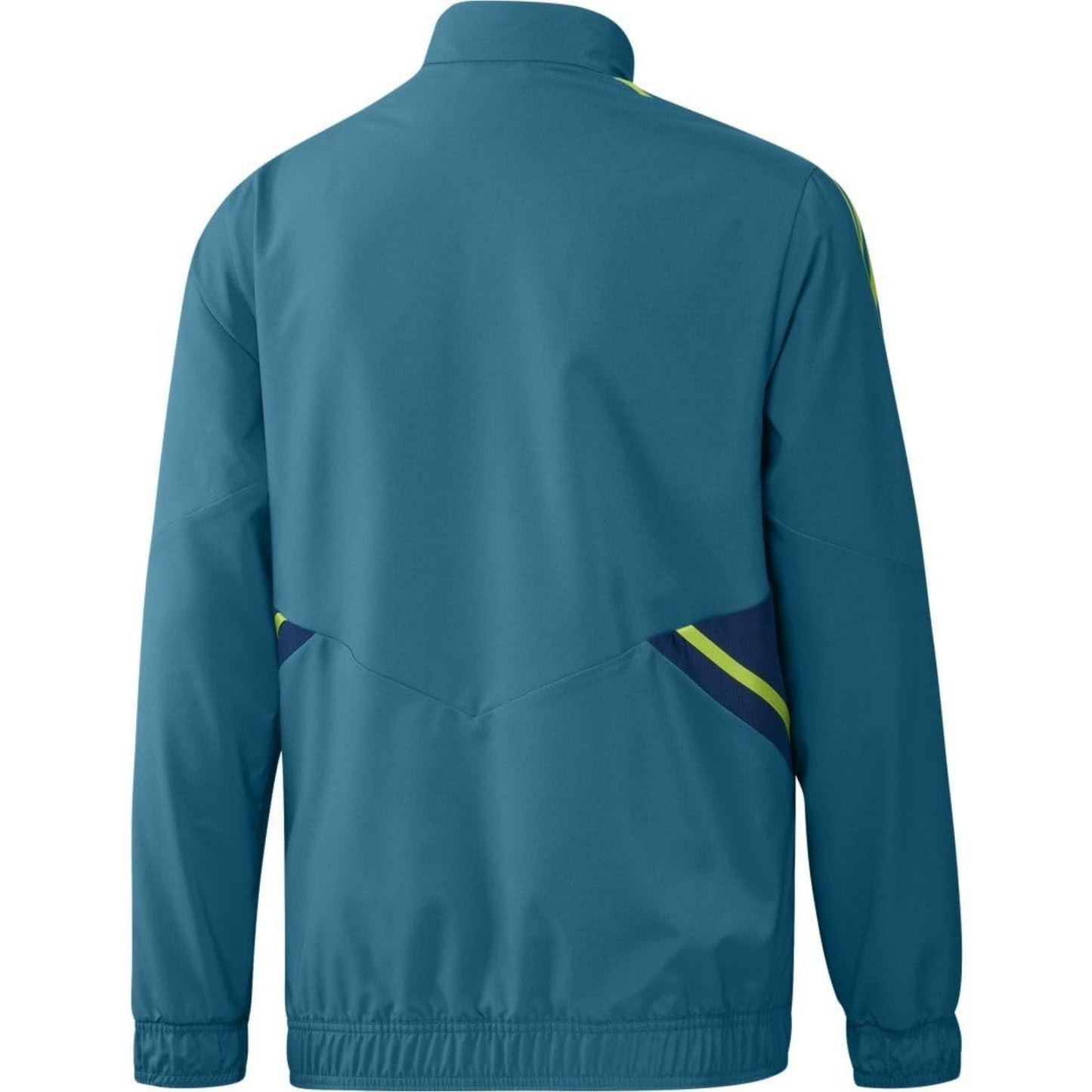 Teal - Back - Adidas Unisex Adult Pre-Match Juventus FC Jacket