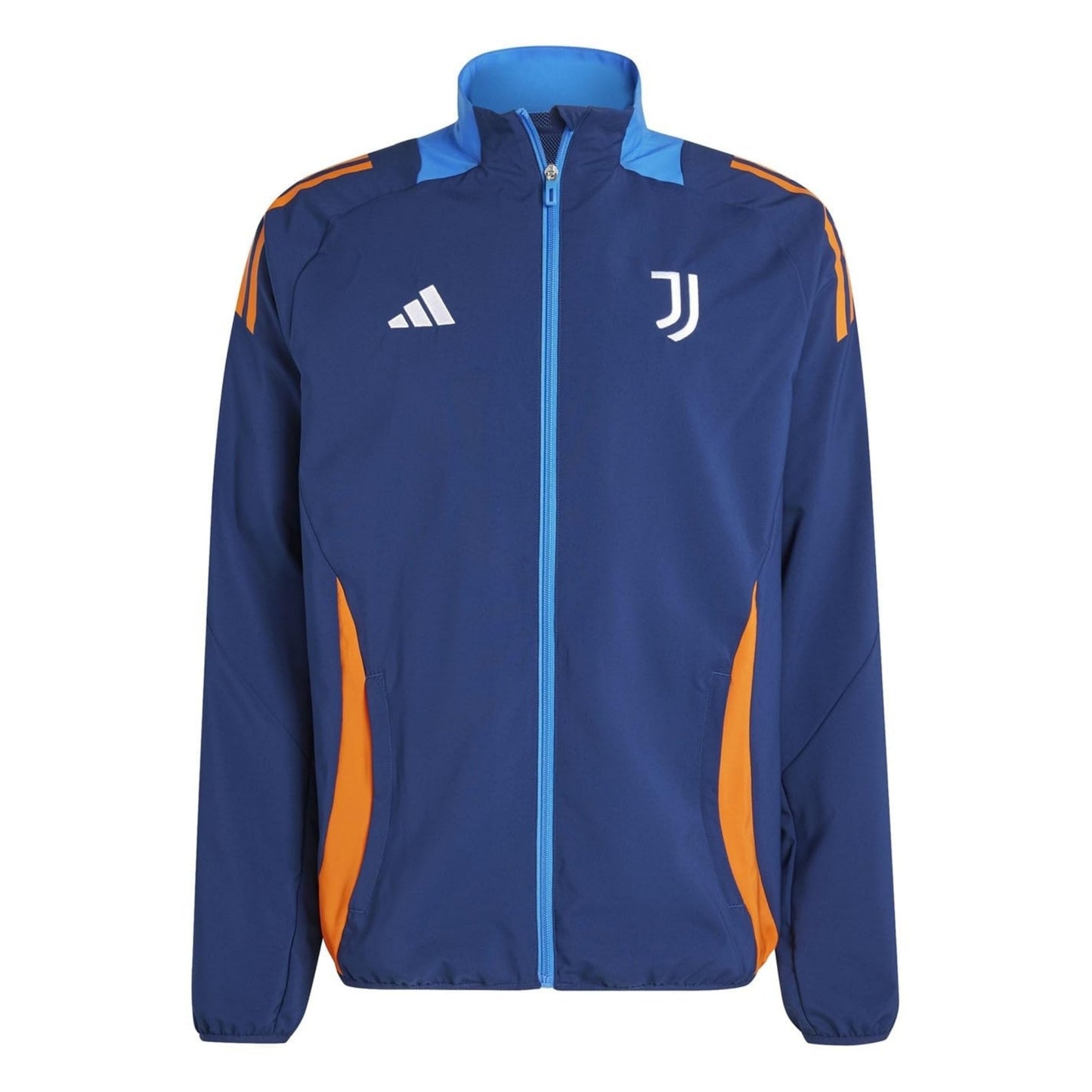 Team Navy Blue - Front - Adidas Unisex Adult Pre-Match Juventus FC Jacket