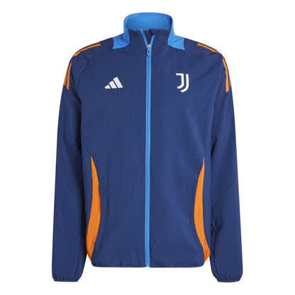 Team Navy Blue - Front - Adidas Unisex Adult Pre-Match Juventus FC Jacket
