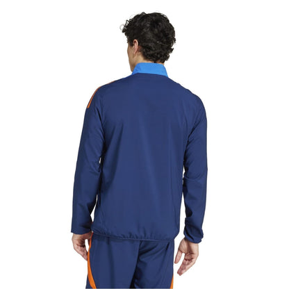 Team Navy Blue - Back - Adidas Unisex Adult Pre-Match Juventus FC Jacket