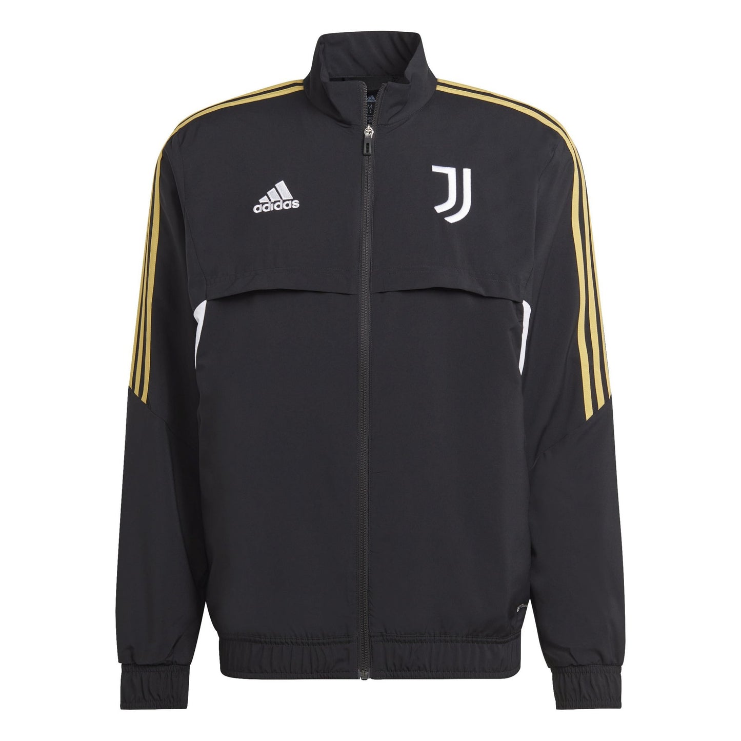 Black - Front - Adidas Unisex Adult Pre-Match Juventus FC Jacket