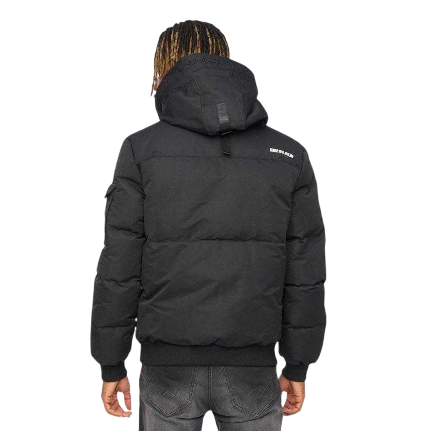 Black - Back - Kings Will Dream Mens Wakaday Bomber Jacket
