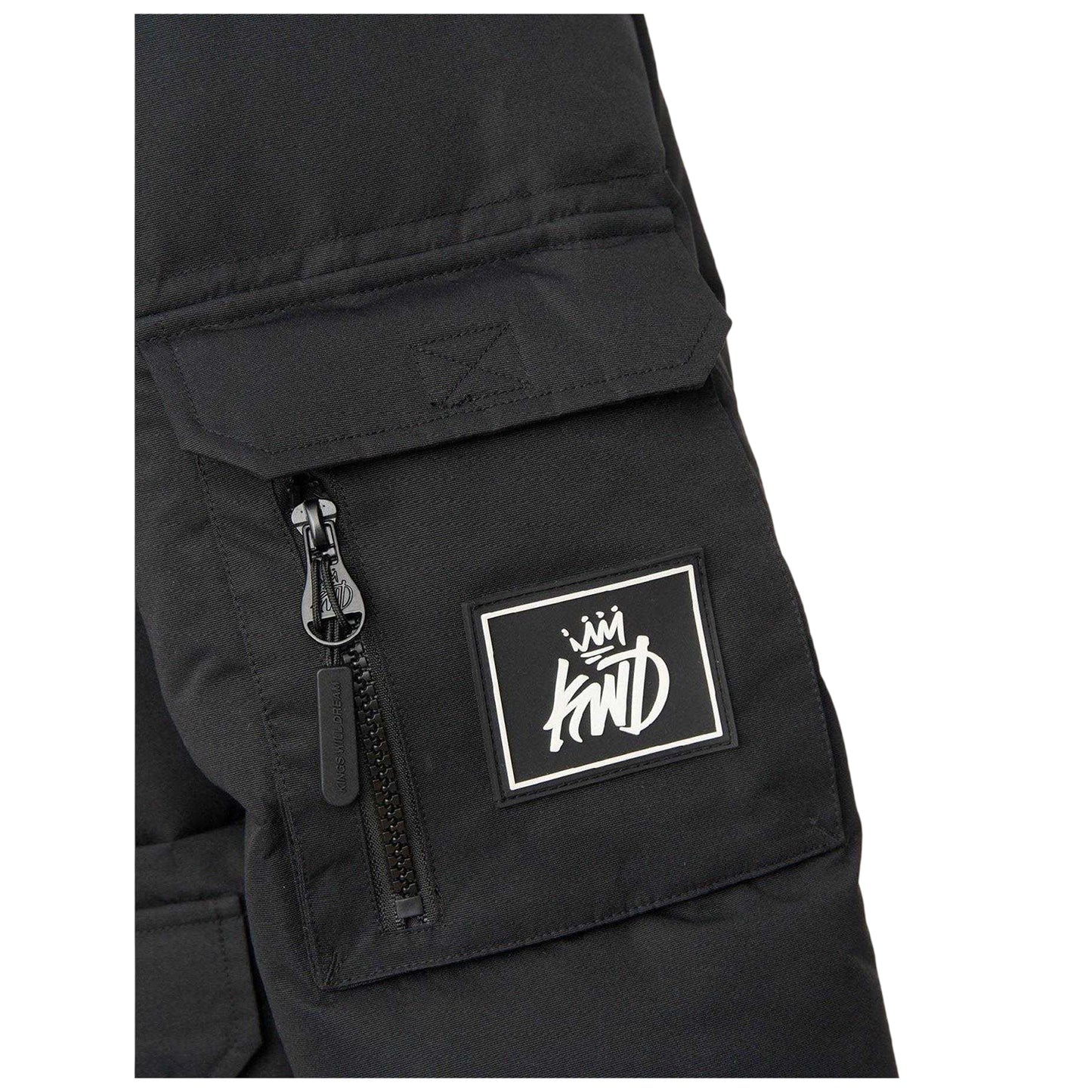 Black - Side - Kings Will Dream Mens Wakaday Bomber Jacket