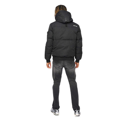 Black - Close up - Kings Will Dream Mens Wakaday Bomber Jacket