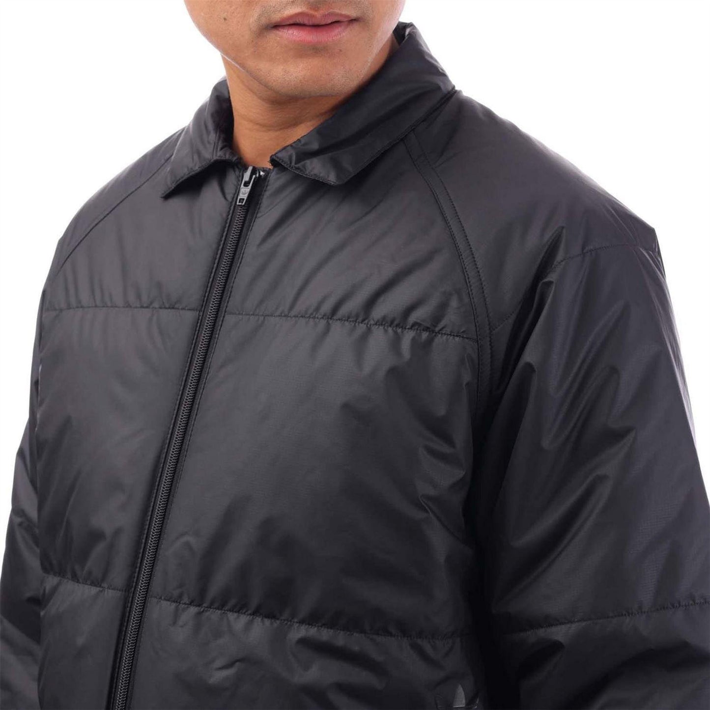 Black - Side - Adidas Unisex Adult Originals Coach Jacket