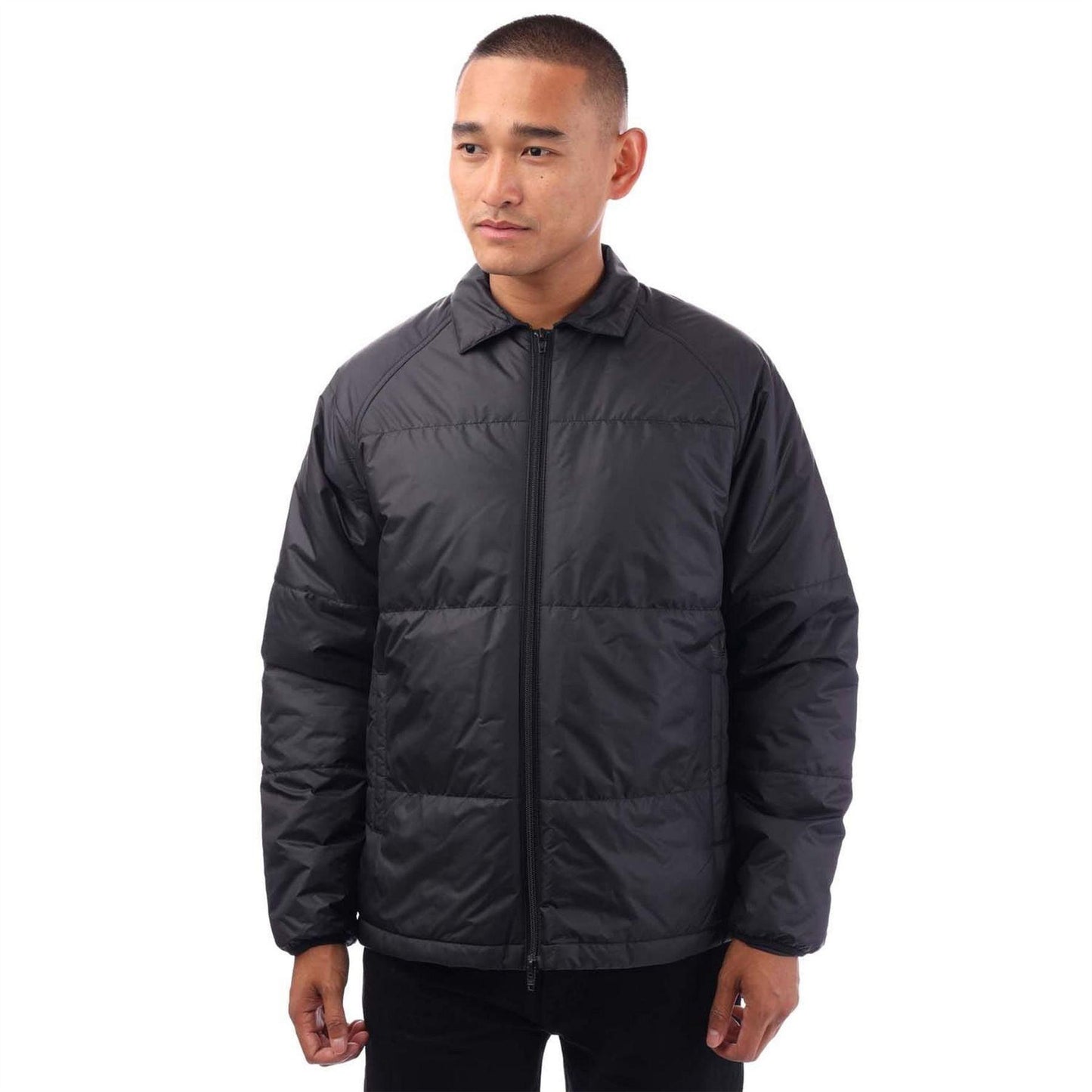 Black - Front - Adidas Unisex Adult Originals Coach Jacket