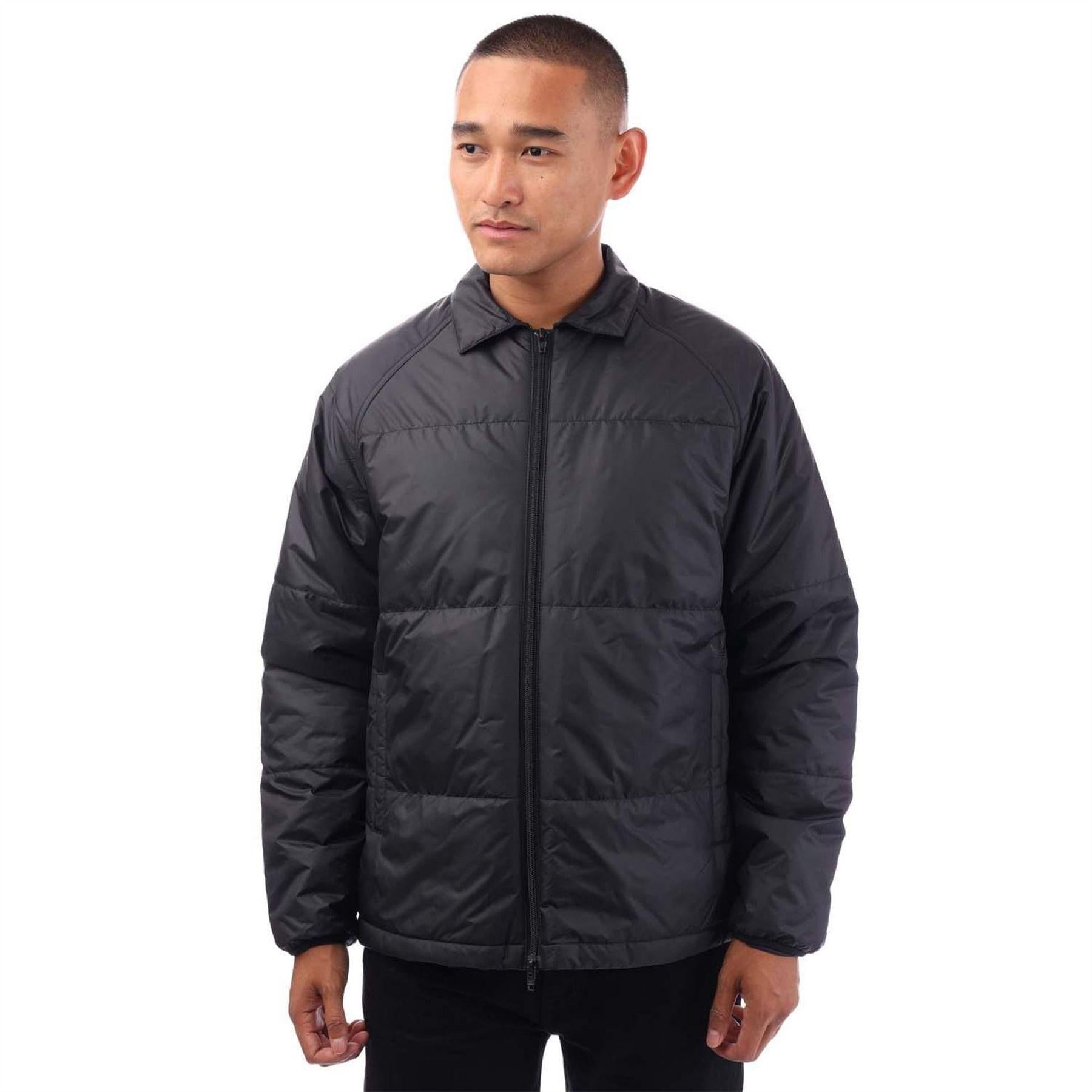 Black - Front - Adidas Unisex Adult Originals Coach Jacket