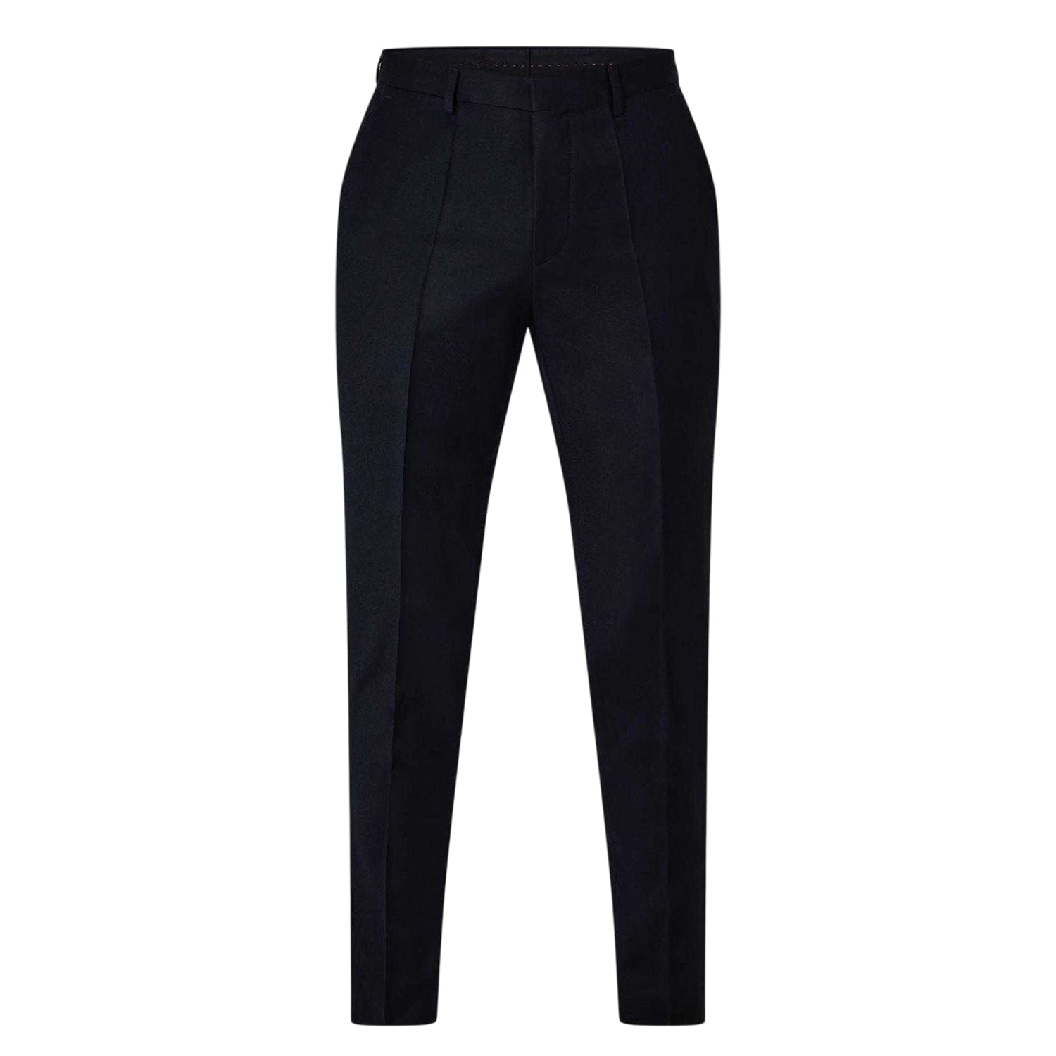 Navy - Front - Hugo Mens Simmons202 Trousers