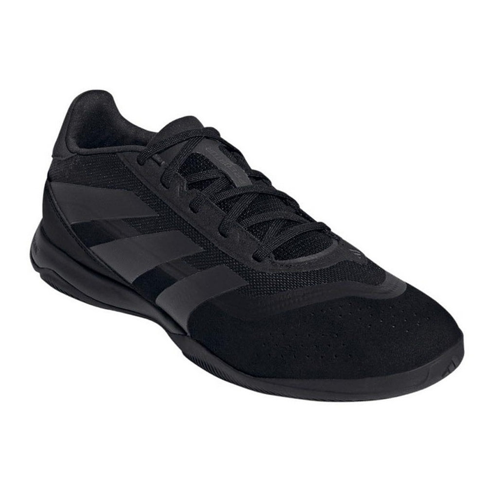 Black - Front - Adidas Mens Predator League Suede Indoor Football Boots