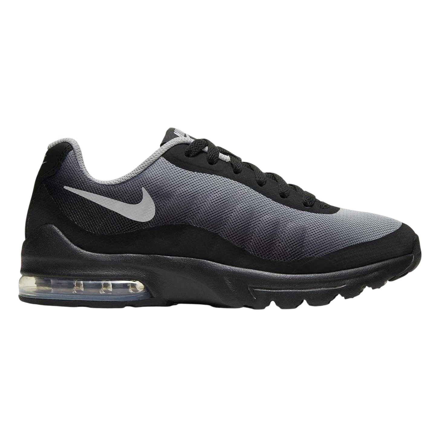 Grey-Black - Front - Nike Boys Air Max Trainers