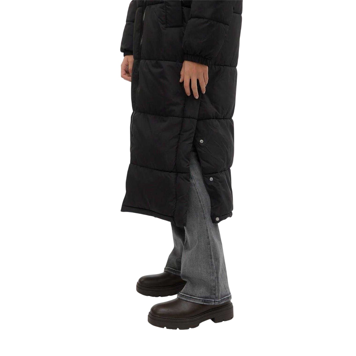 Black - Lifestyle - Vero Moda Womens-Ladies Quilted Puffer Jacket