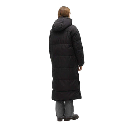 Black - Close up - Vero Moda Womens-Ladies Quilted Puffer Jacket