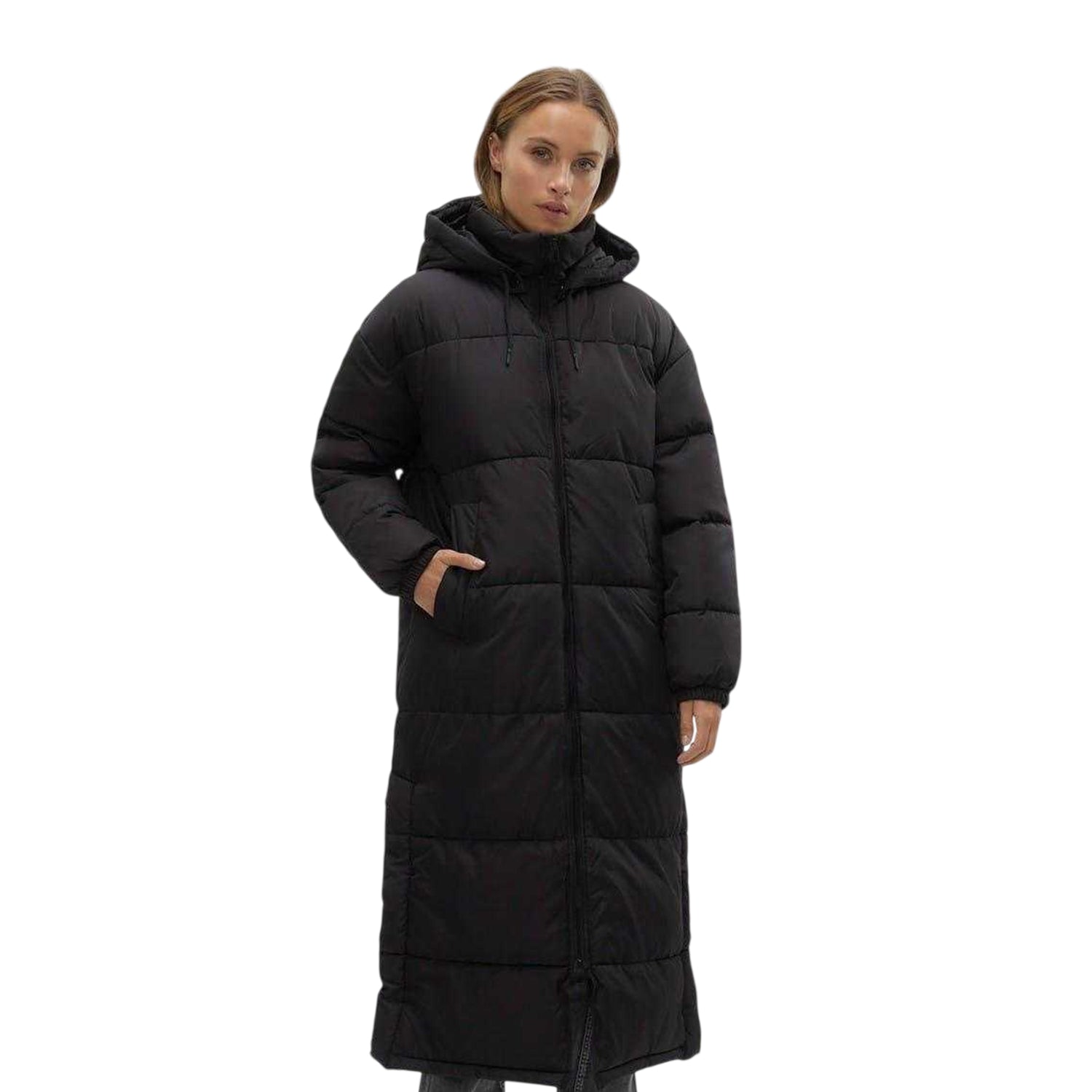 Black - Front - Vero Moda Womens-Ladies Quilted Puffer Jacket