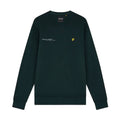 Green - Front - Lyle & Scott Mens Co-Ordinate Print Crew Neck Sweatshirt
