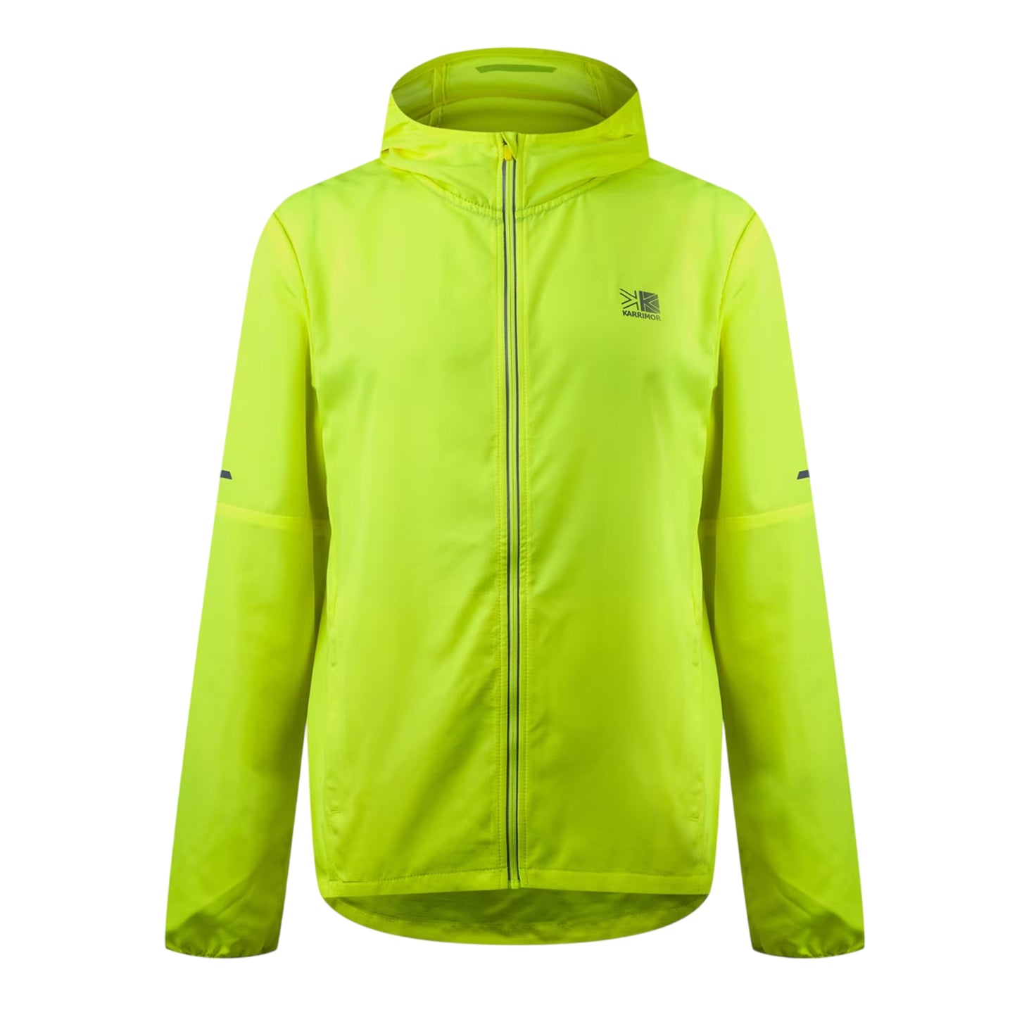 Fluorescent Yellow - Front - Karrimor Mens Running Jacket