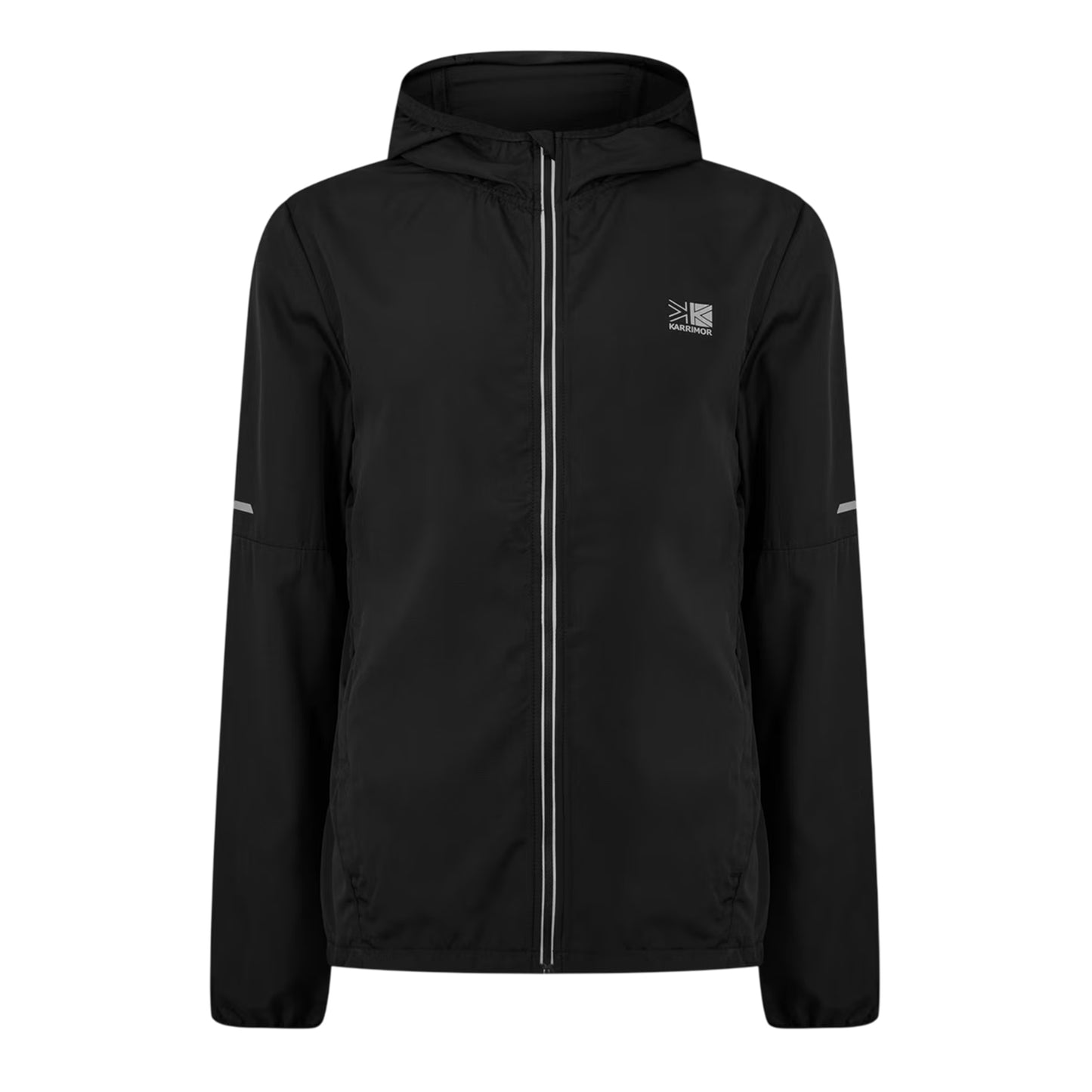 Black - Front - Karrimor Mens Running Jacket