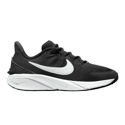 Black-White - Front - Nike Womens-Ladies Star Runner 4 Trainers